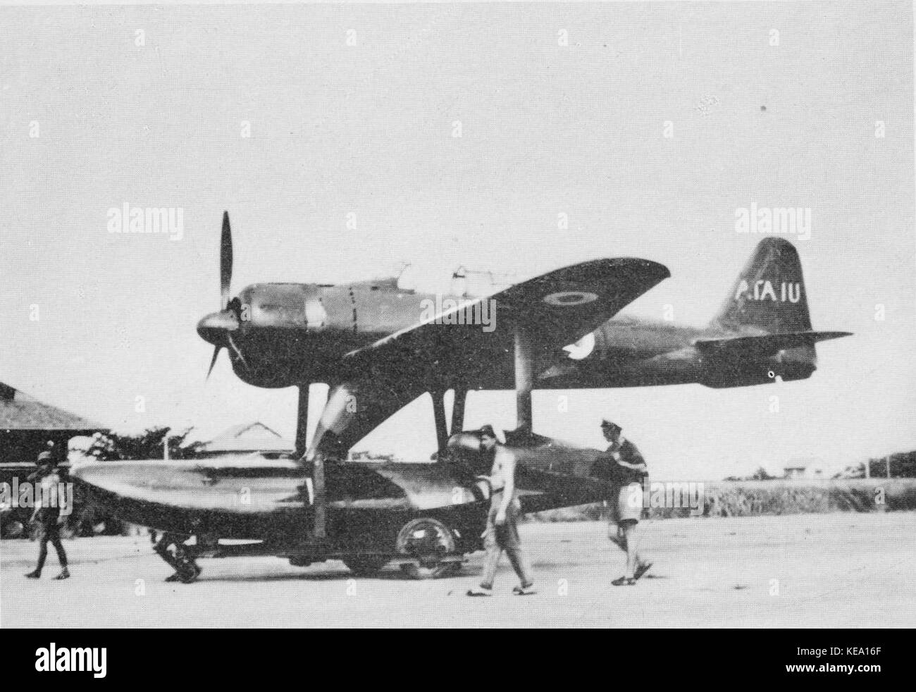 Nakajima A6M2 N Rufe Aeronavale, Indocina, scheda Aerei da Guerra Stock Photo
