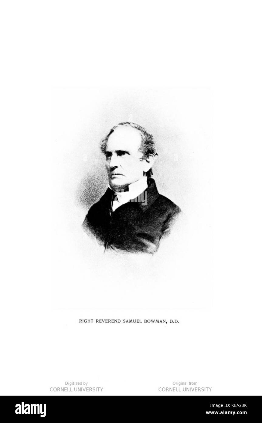 The Rt. Rev. Samuel Bowman Stock Photo Alamy