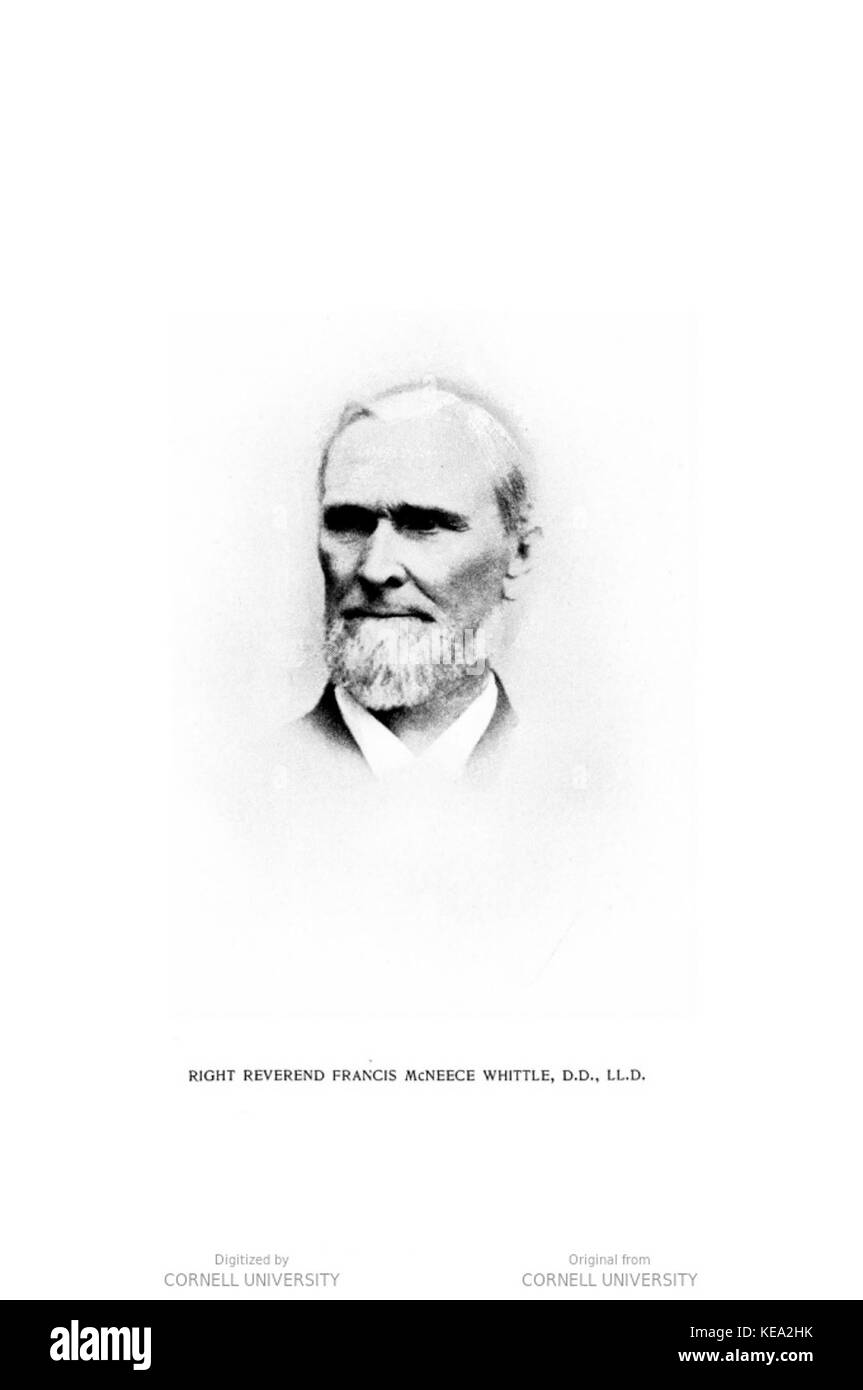 The Rt. Rev. Francis McNeece Whittle Stock Photo