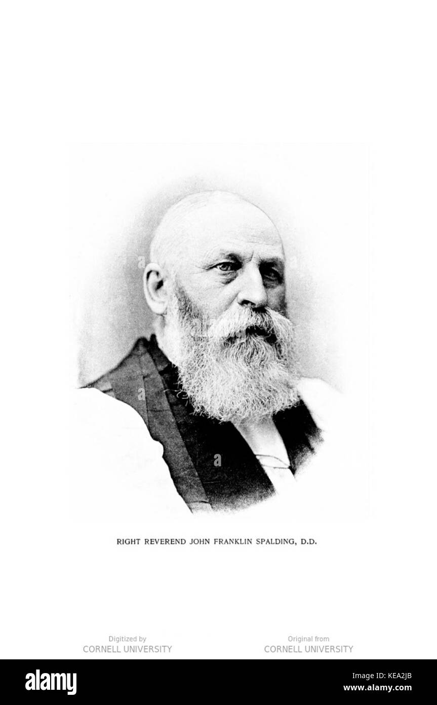 The Rt. Rev. John Franklin Spalding Stock Photo Alamy