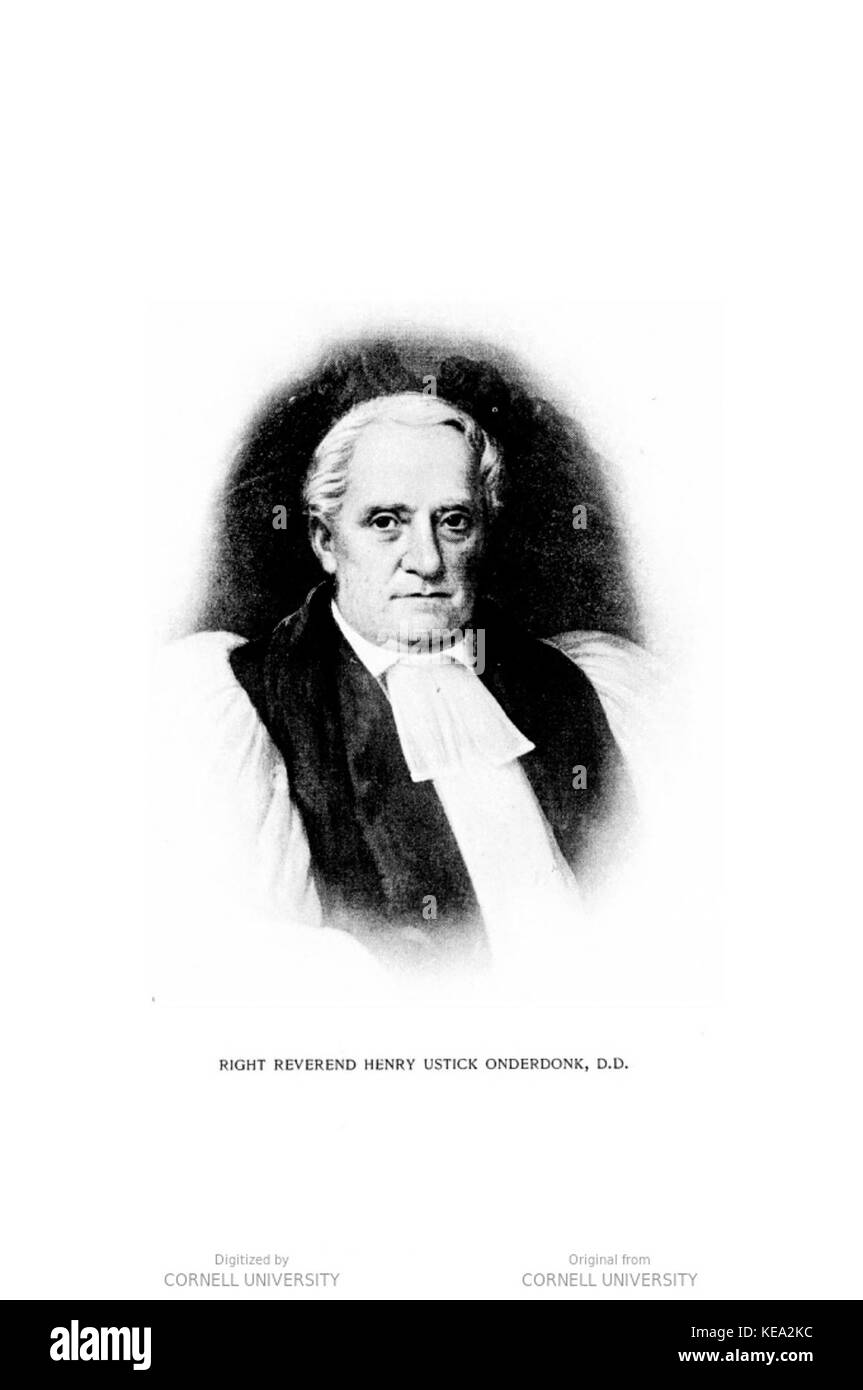 The Rt. Rev. Henry Ustick Onderdonk Stock Photo
