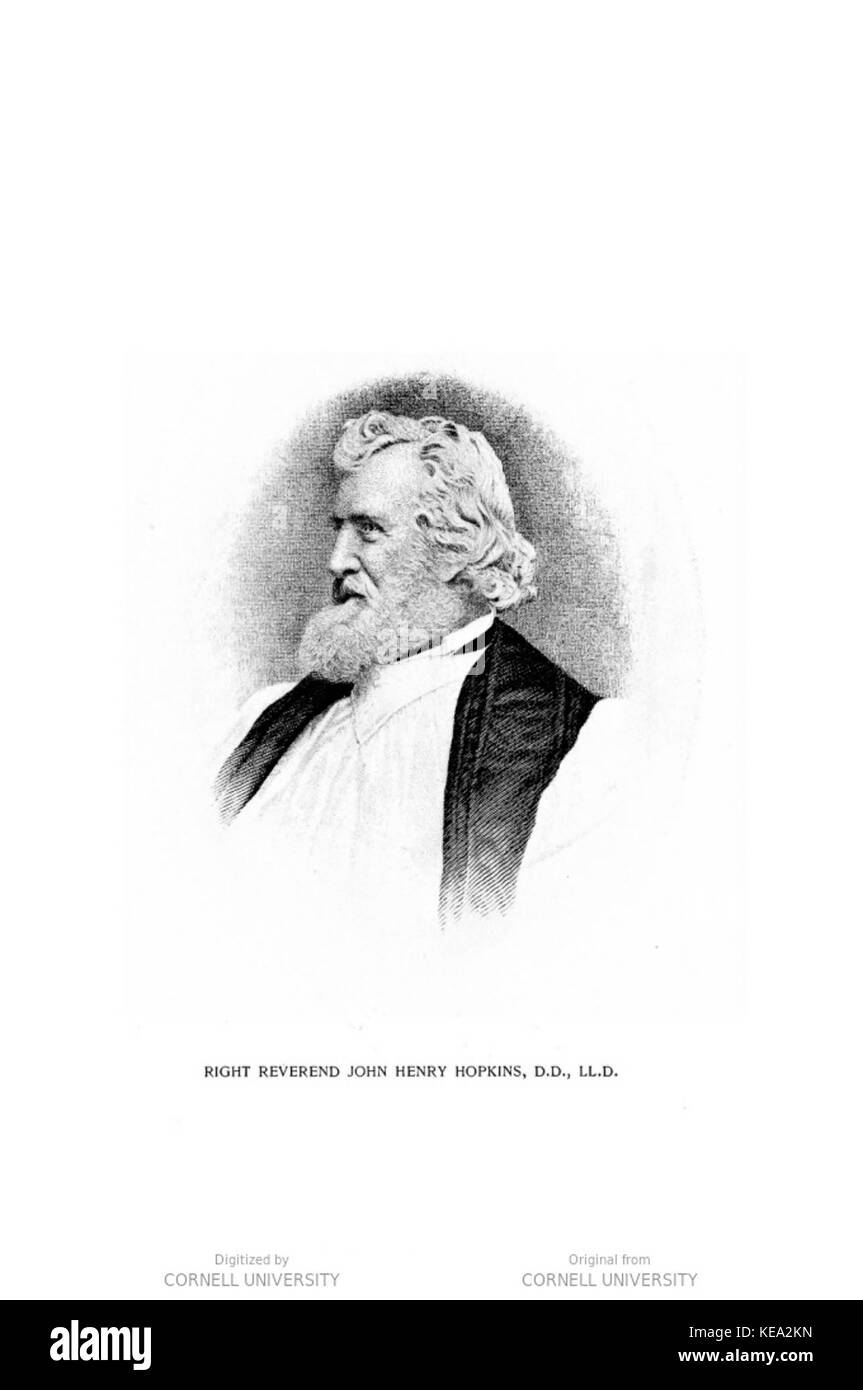 The Rt. Rev. John H. Hopkins Stock Photo Alamy