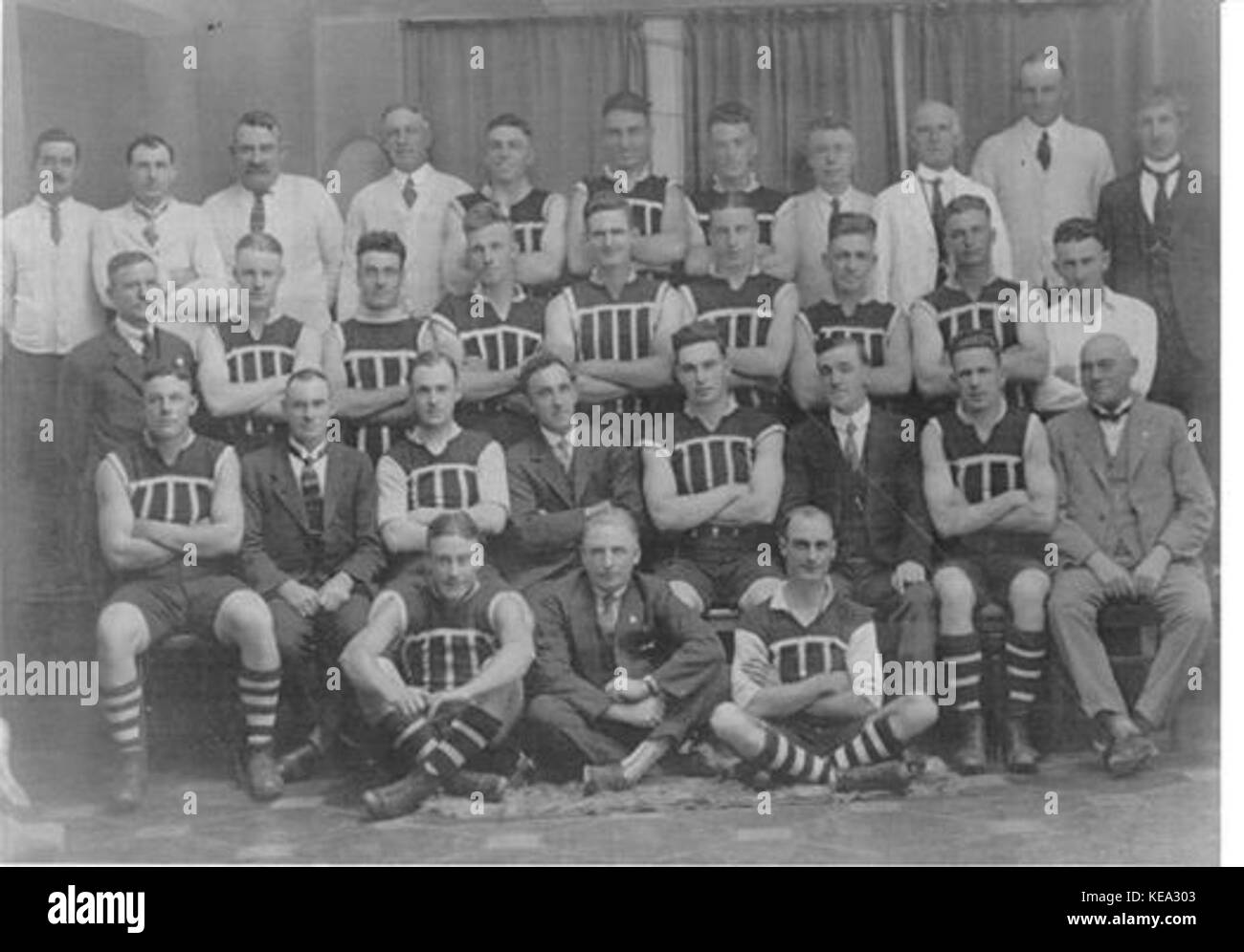 Port adelaide football club Black and White Stock Photos & Images Alamy