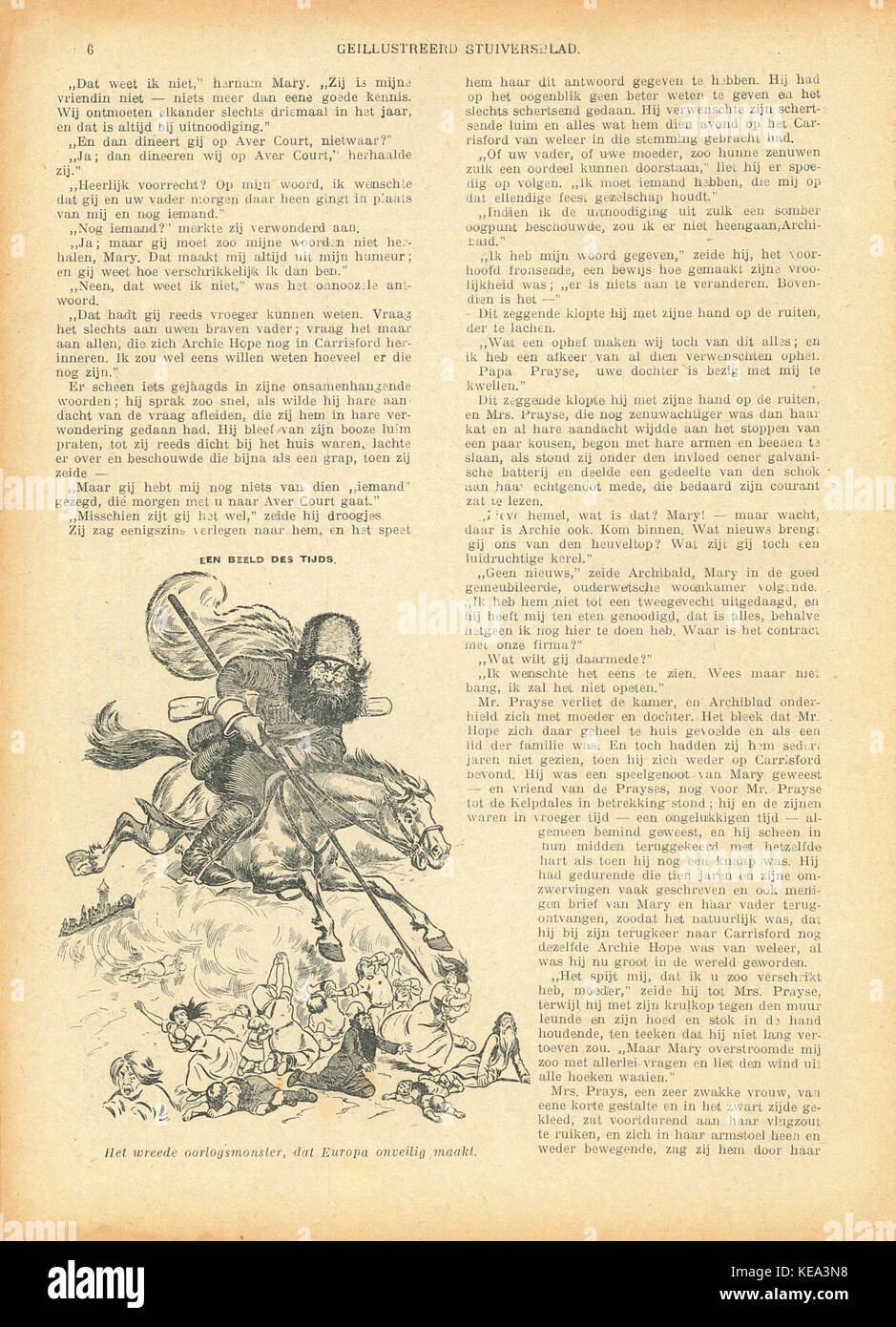 Stuivers Blad No25, 20 Juni 1915 pagina 6 Stock Photo