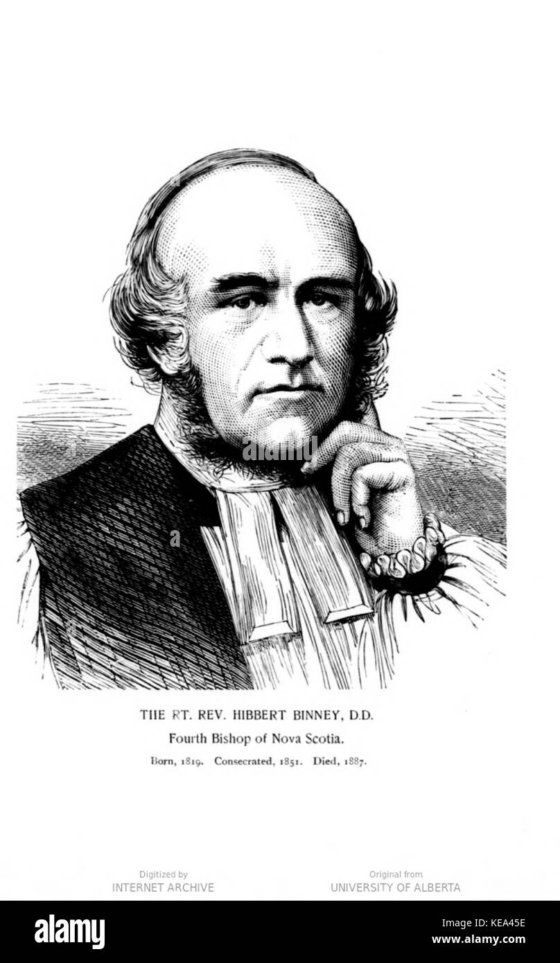 The Rt. Rev. Hibbert Binney Stock Photo