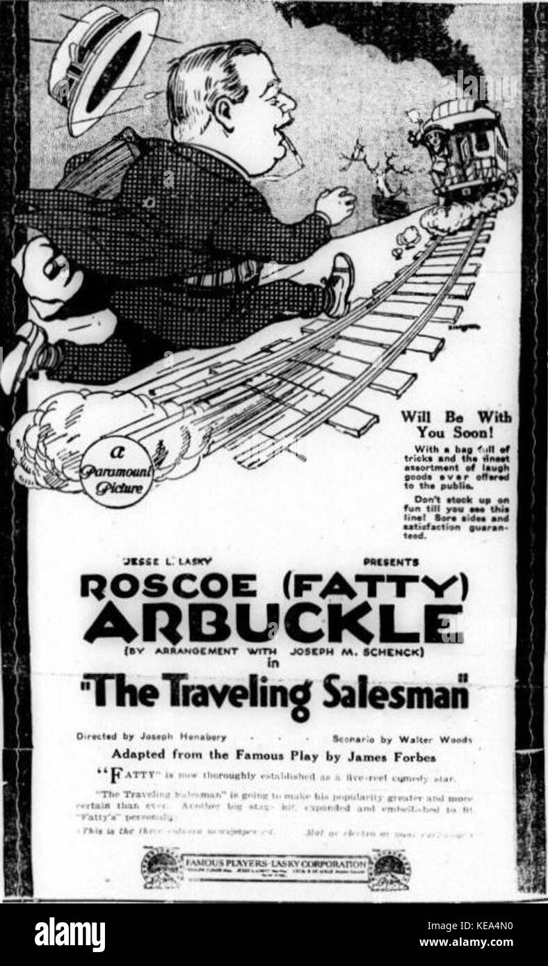 Traveling Salesman (1921) 2 Stock Photo Alamy