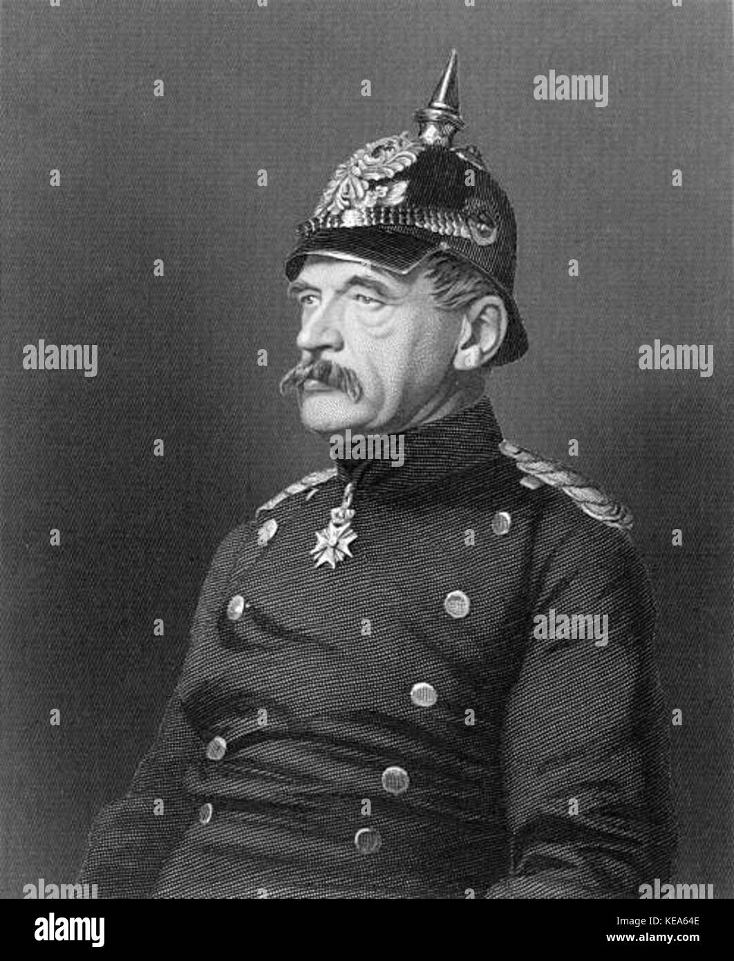 Albrecht Theodor Emil von Roon Circa 1860 Stock Photo - Alamy