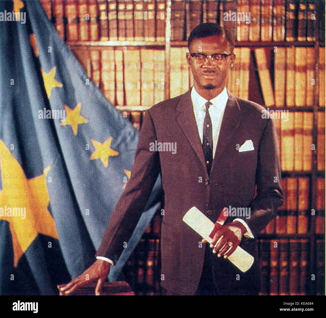 Patrice Lumumba offical portrait Stock Photo - Alamy
