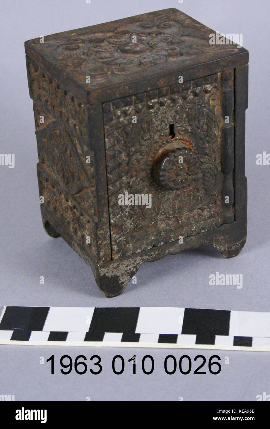Treasure Safe Coin Bank Stock Photo Alamy