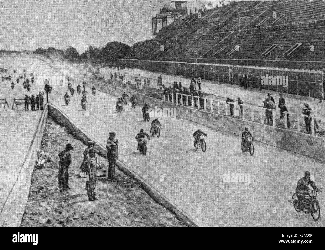 Vue du GP de France motocycliste 1925 Stock Photo Alamy