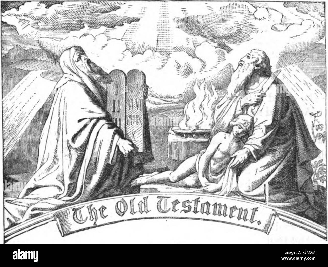 The Story of the Bible The Old Testament Stock Photo