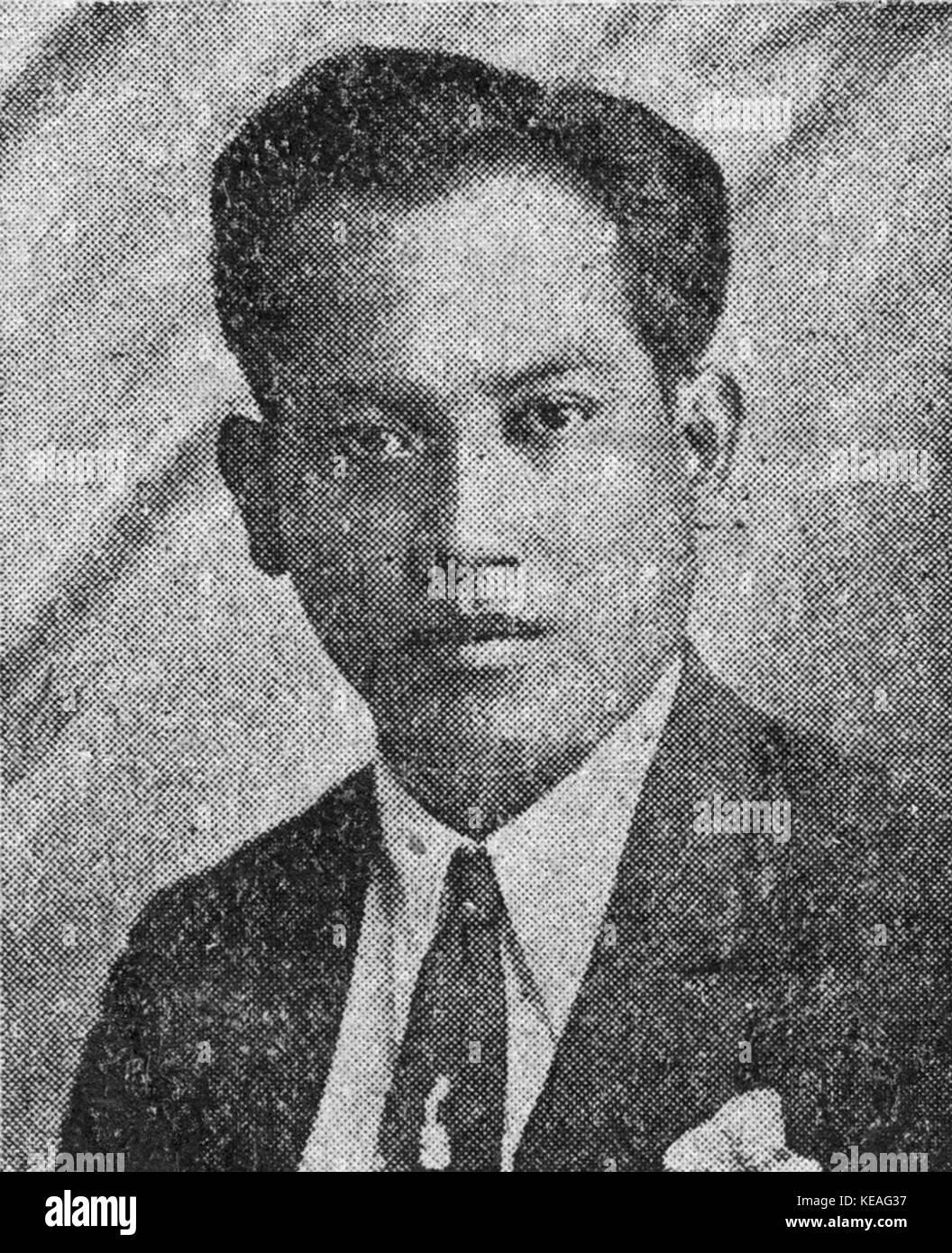 Djakpar, His Master's Voice Advertisement, Surabaya (c 1930s) Stock Photo