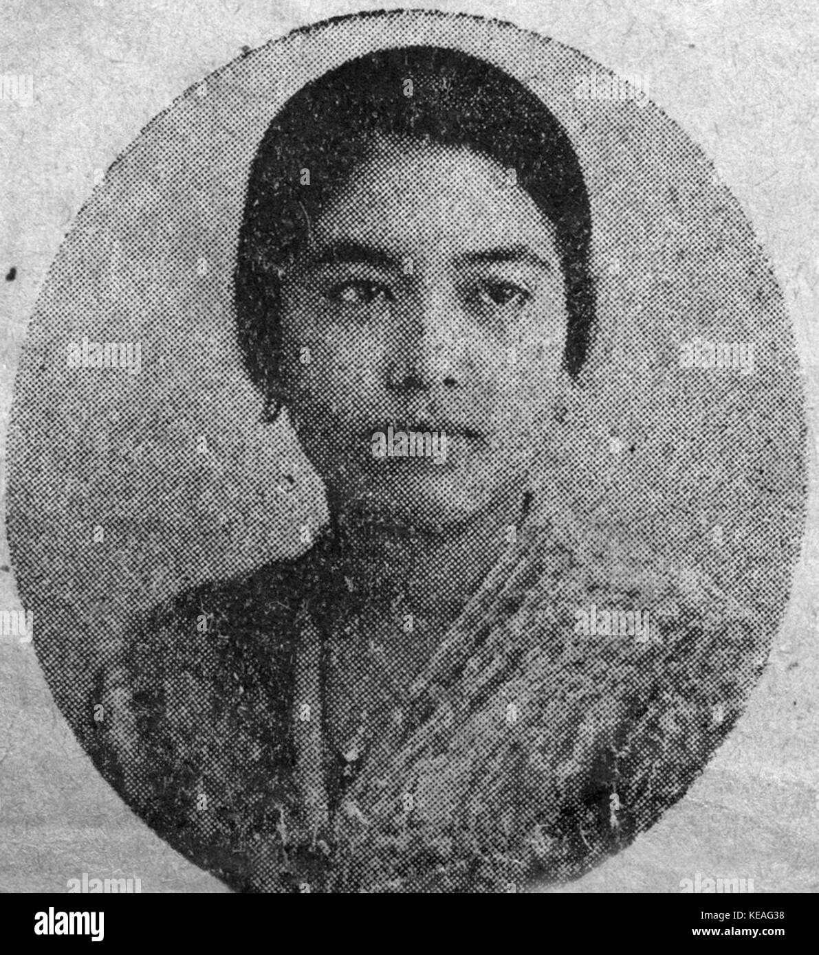 Eulis, His Master's Voice Advertisement, Surabaya (c 1930s) Stock Photo