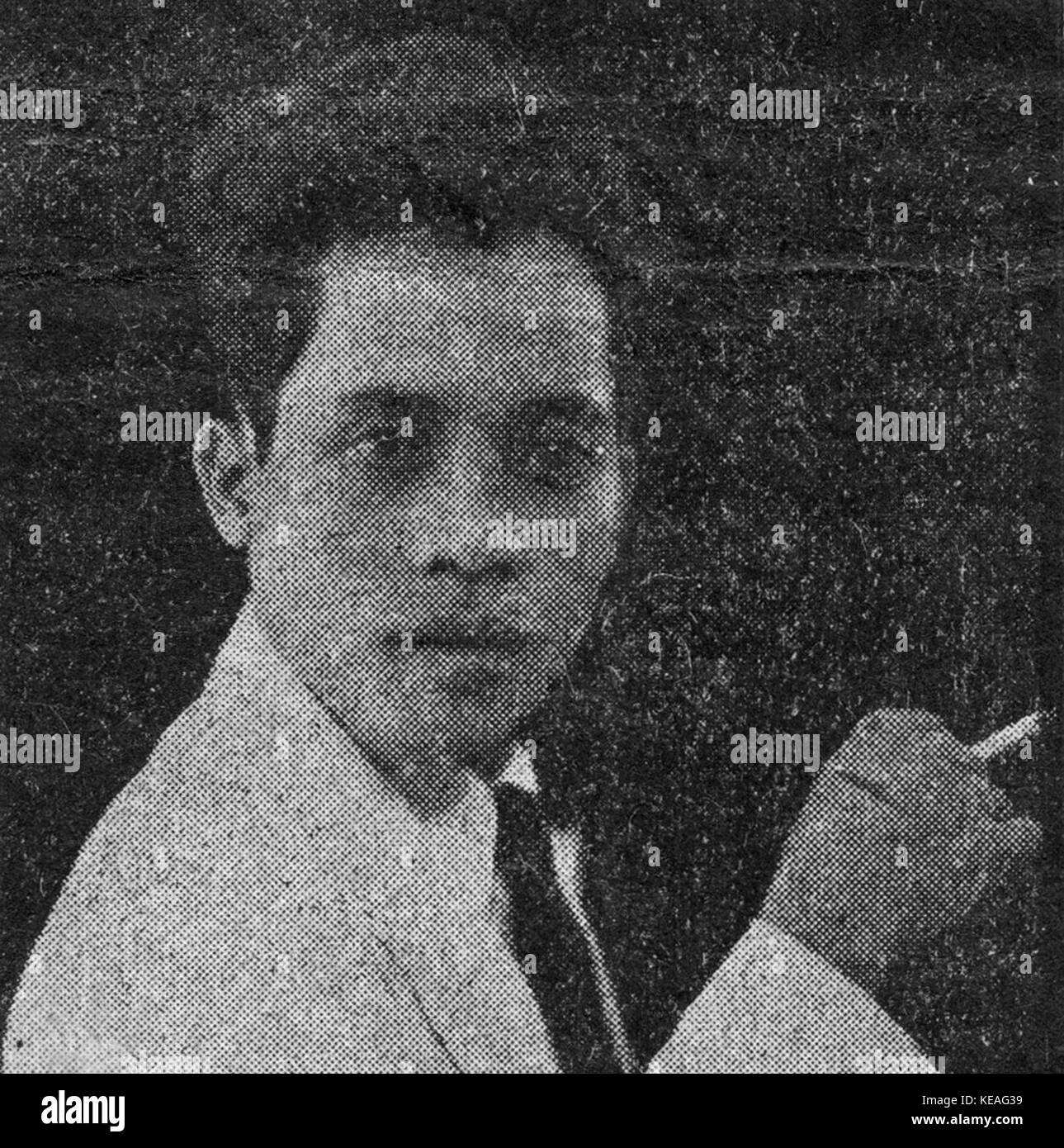 Gadjali, His Master's Voice Advertisement, Surabaya (c 1930s) Stock Photo