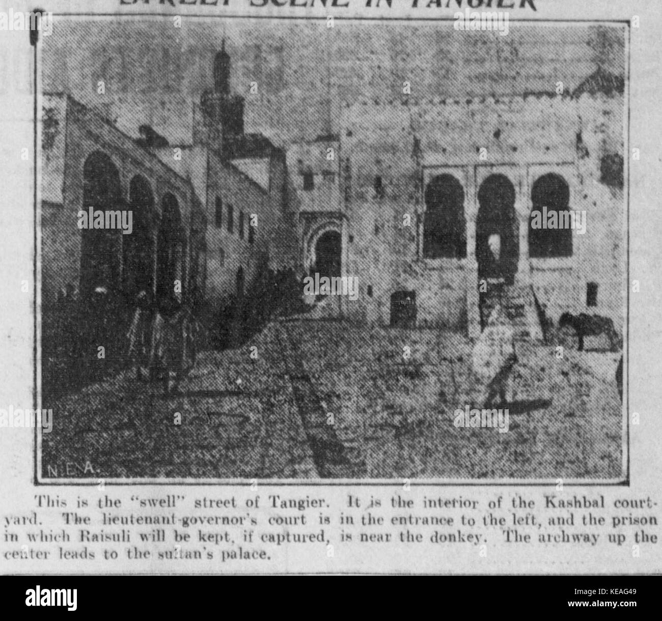 STREET SCENE IN TANGIER Stock Photo Alamy