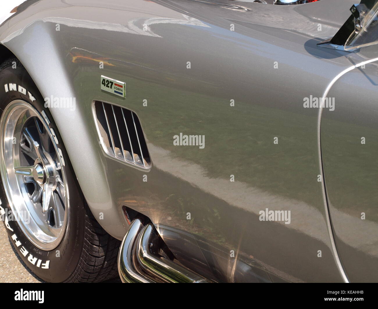 Shelby Cobra replica at classic car show on Main St., Watkins Glen