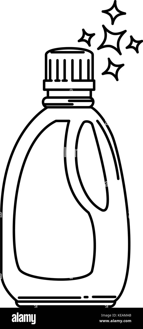 detergent bottle isolated icon vector illustration design Stock Vector ...