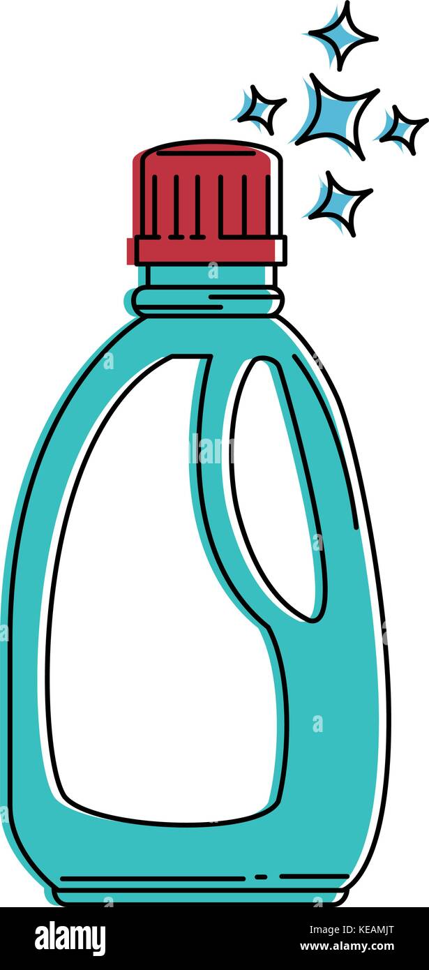 detergent bottle isolated icon vector illustration design Stock Vector ...