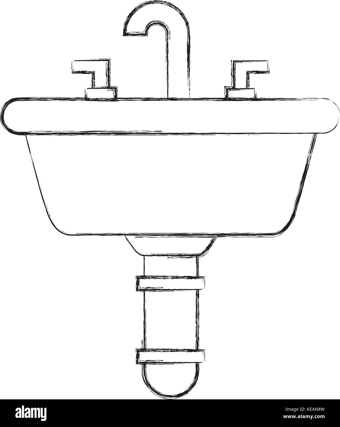 home sink for toilet bathroom ceramic Stock Vector Image & Art Alamy