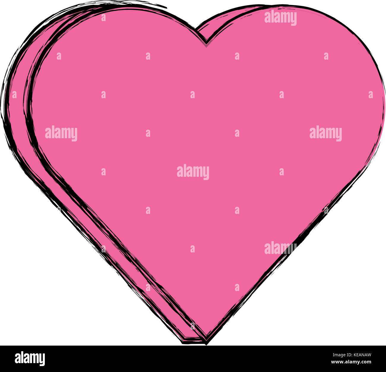 Heart Vector Illustration Stock Vector Image Art Alamy