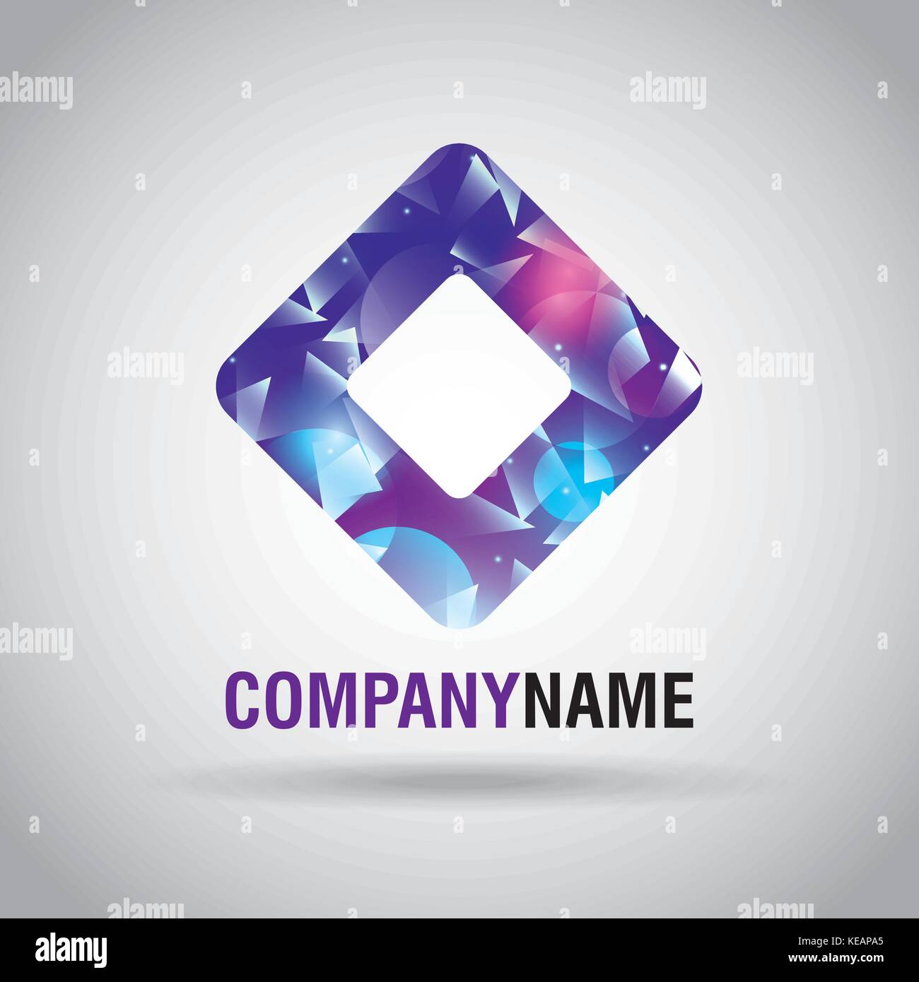 company name corporate template business Stock Vector