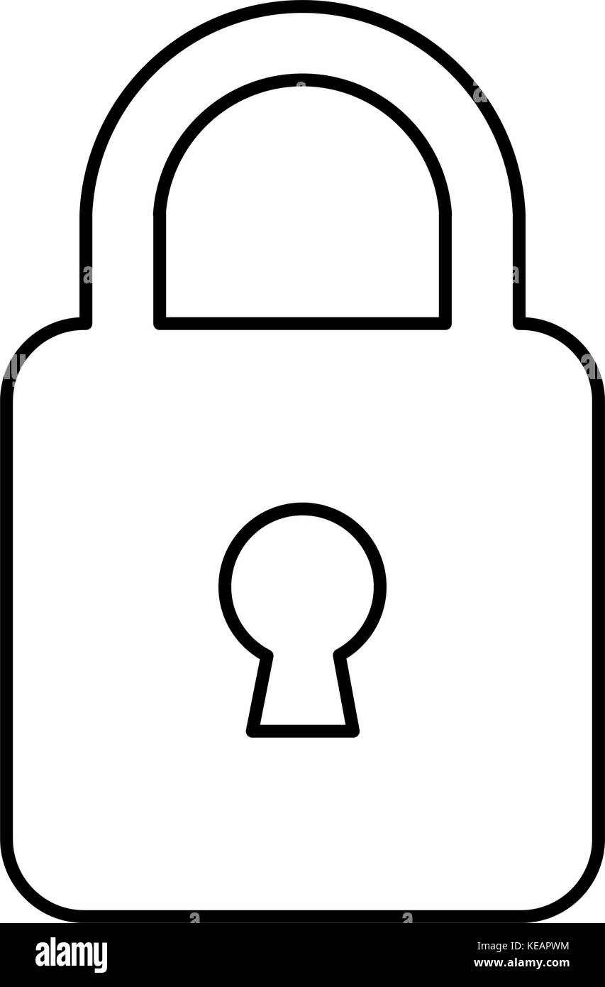 safe padlock isolated icon vector illustration design Stock Vector ...