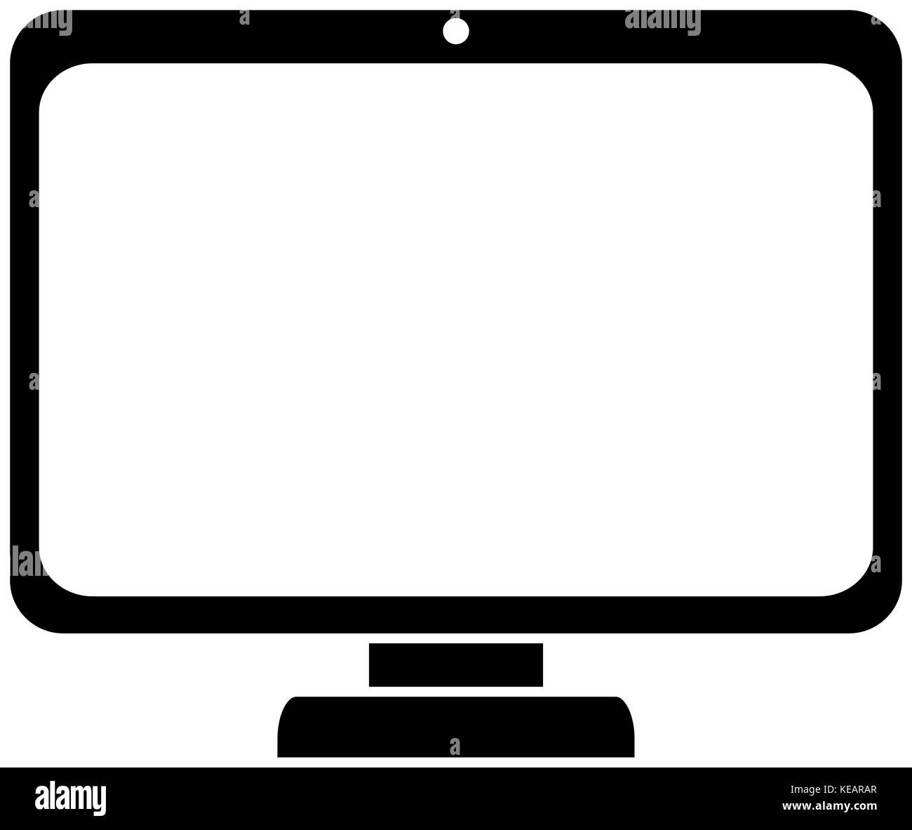 computer display isolated icon Stock Vector Image & Art - Alamy