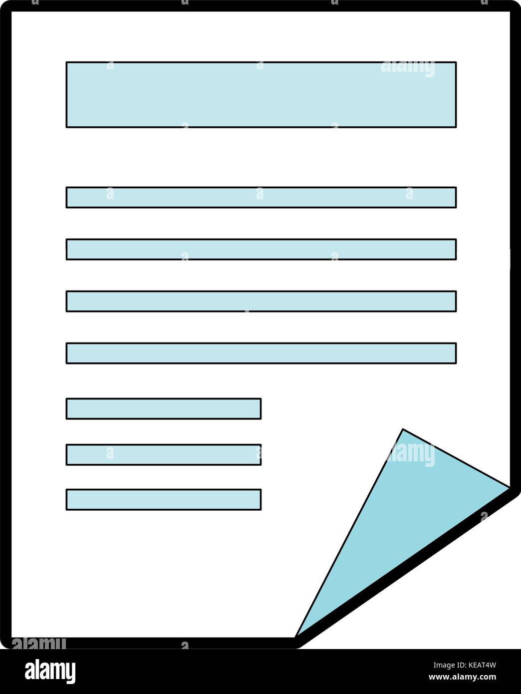 paper document isolated icon vector illustration design Stock Vector ...