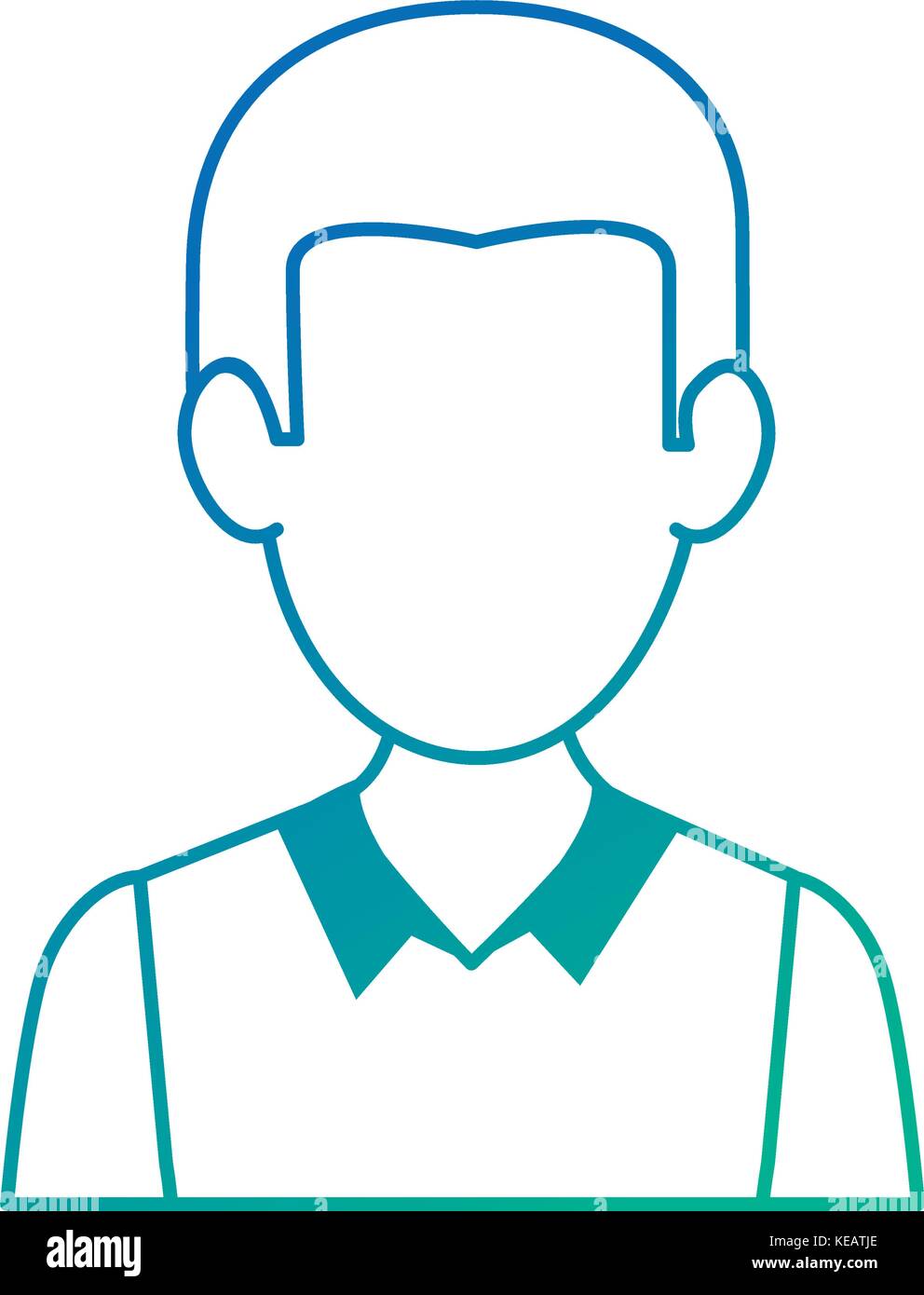 young man avatar character vector illustration design Stock Vector ...