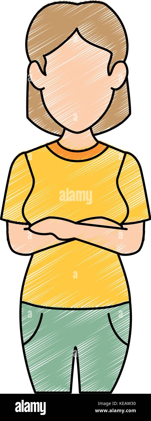 beautiful woman avatar character vector illustration design Stock ...