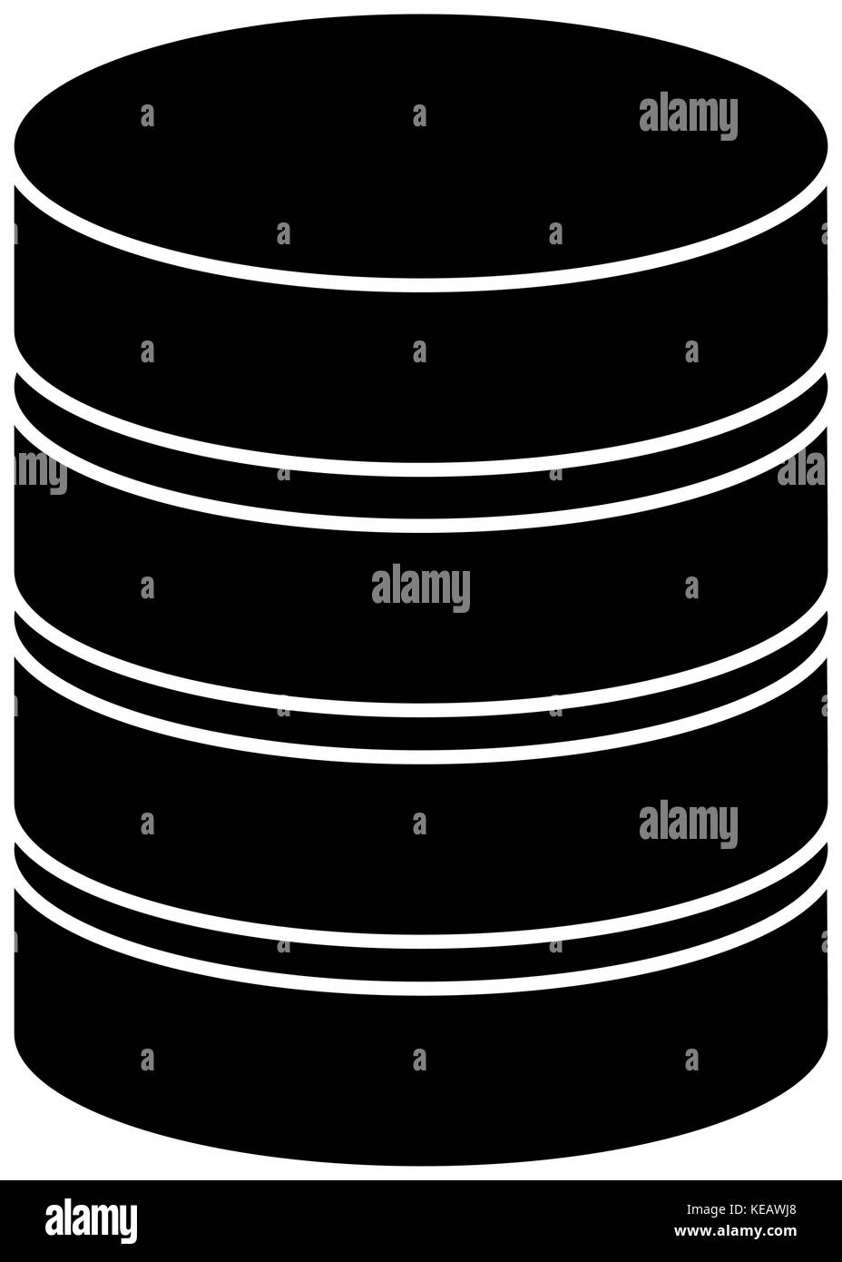 data center disk icon vector illustration design Stock Vector Image ...