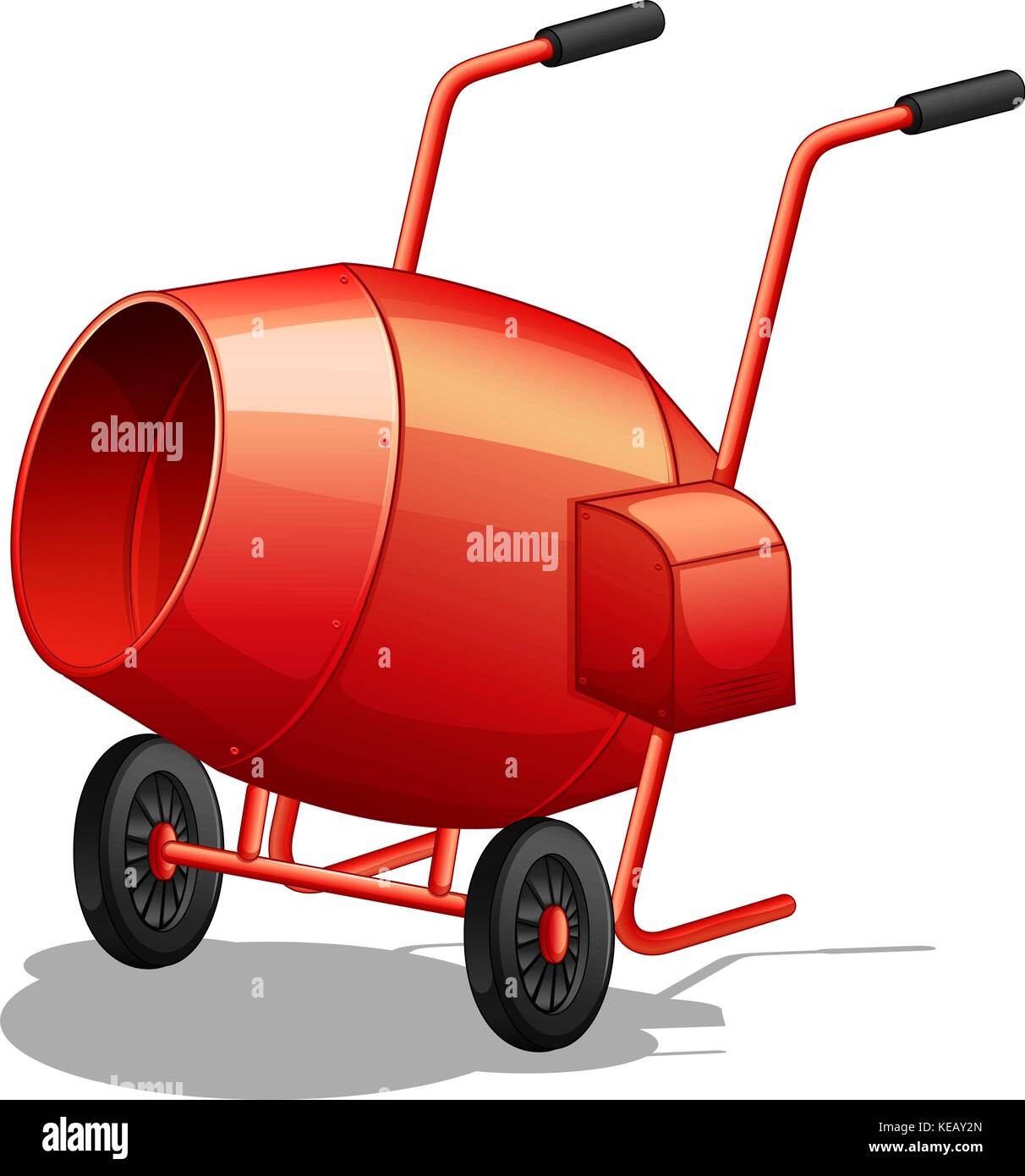 Close up classic cement mixer Stock Vector Image & Art Alamy