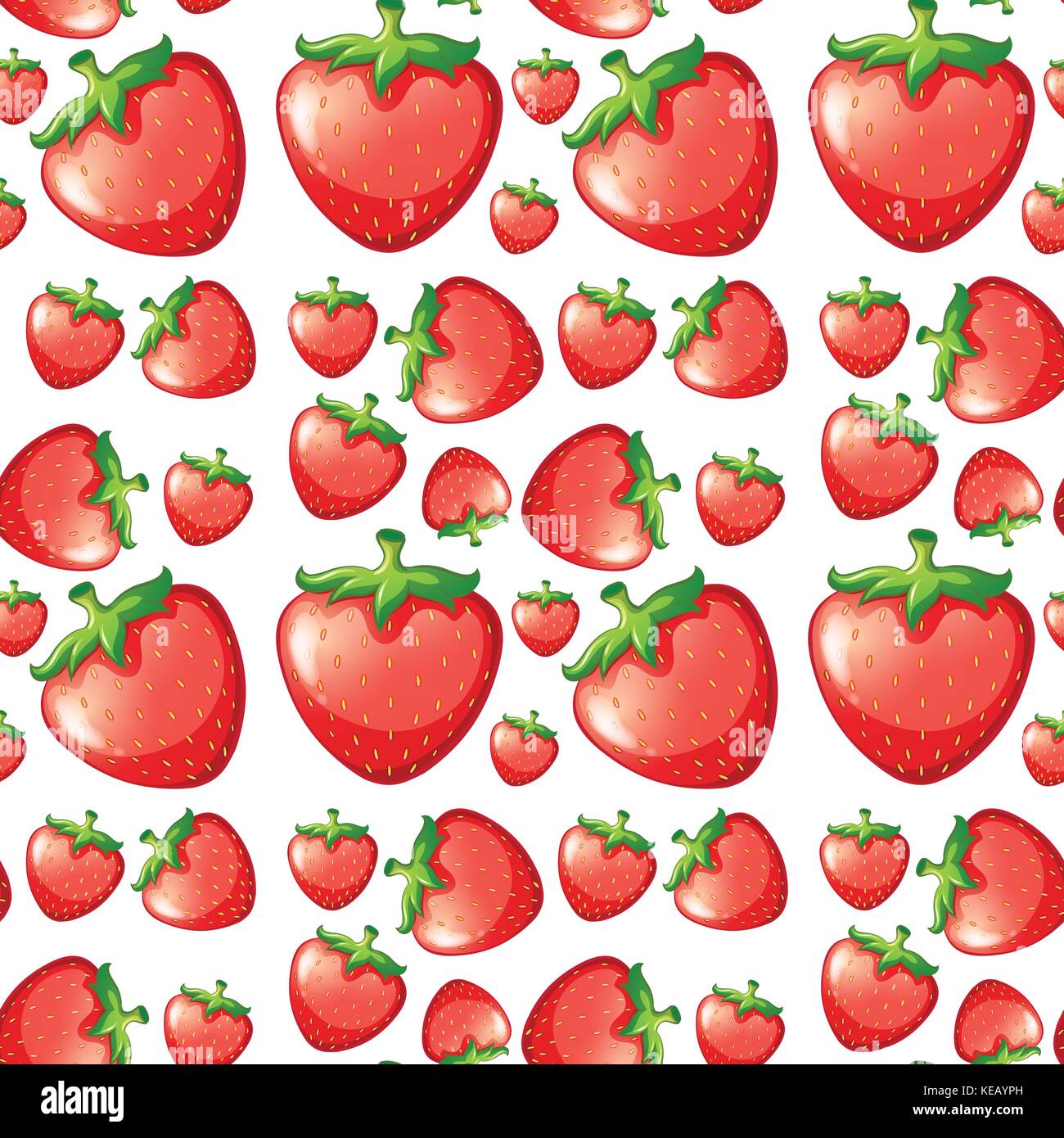 Wallpaper theme of seamless strawberry Stock Vector Image & Art - Alamy