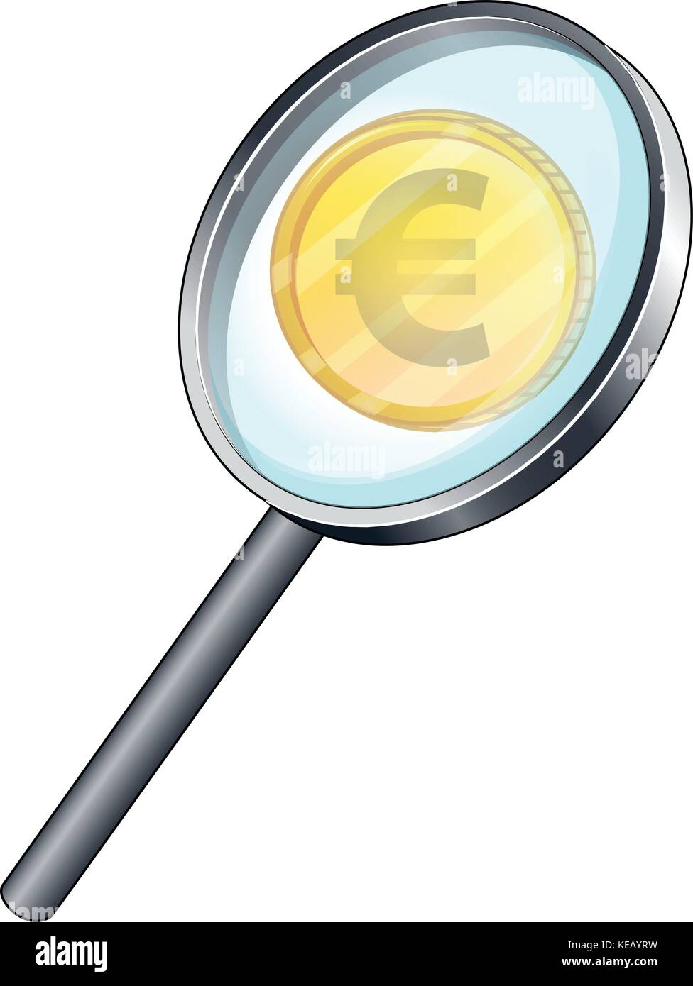 Euro coin clipart hi-res stock photography and images - Alamy