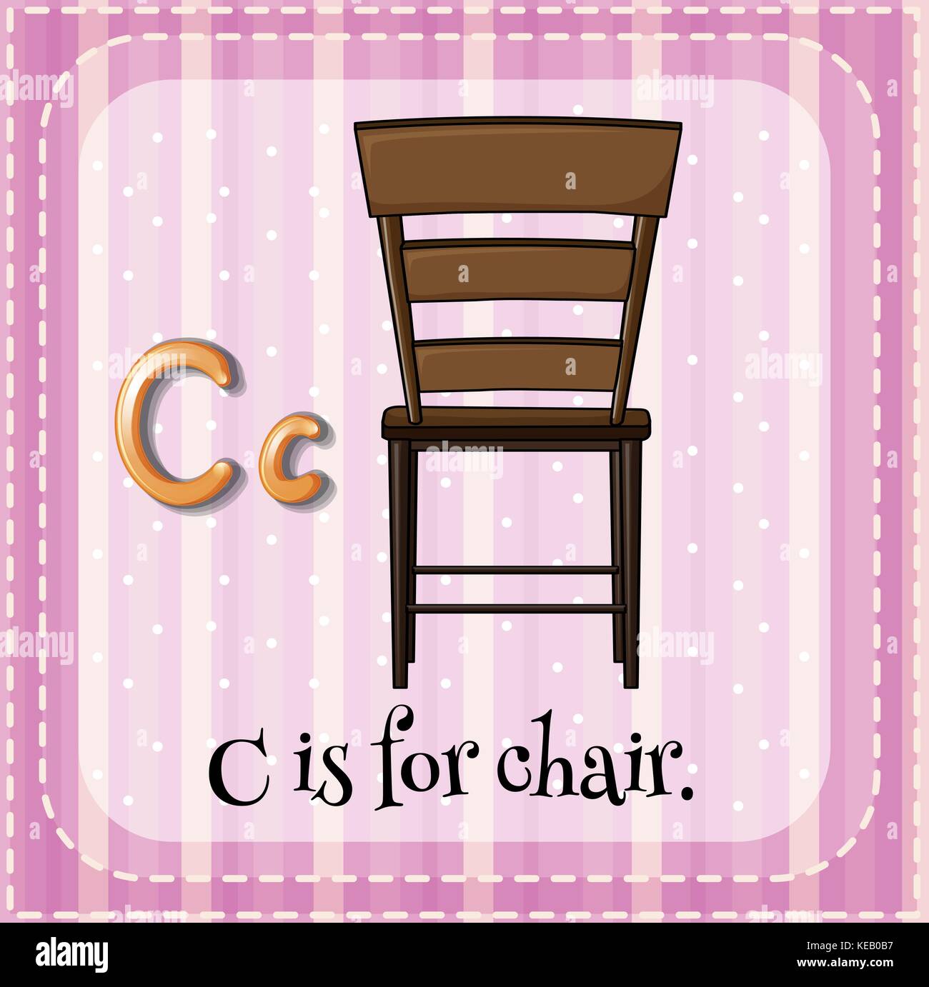 Alphabet C is for chair Stock Vector Image & Art - Alamy