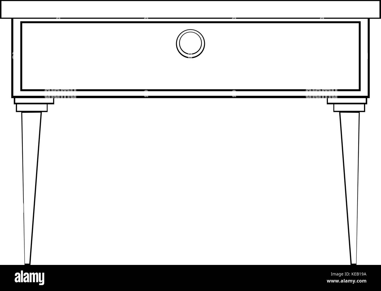 Wooden table legs Stock Vector Images - Alamy