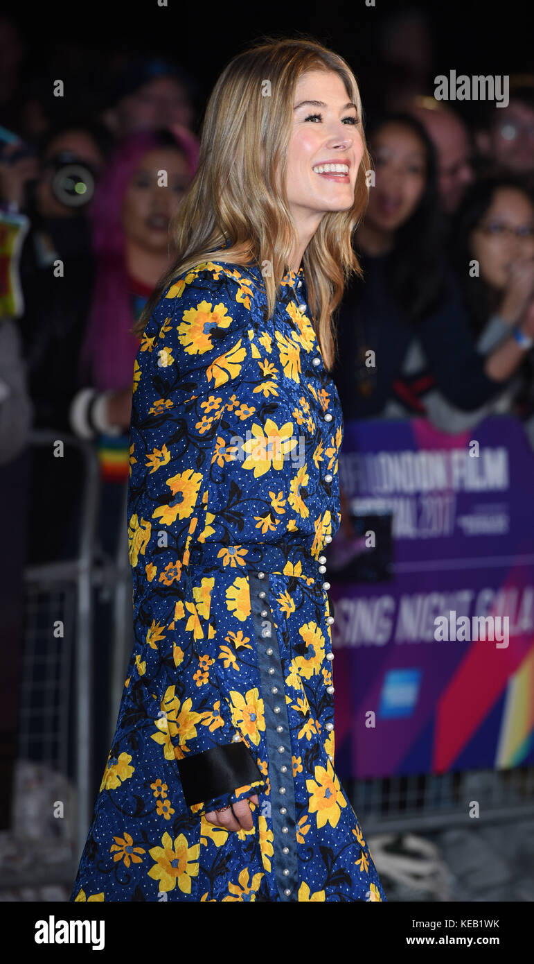Photo Must Be Credited ©Alpha Press 079965 15/10/2017 Rosamund Pike BFI