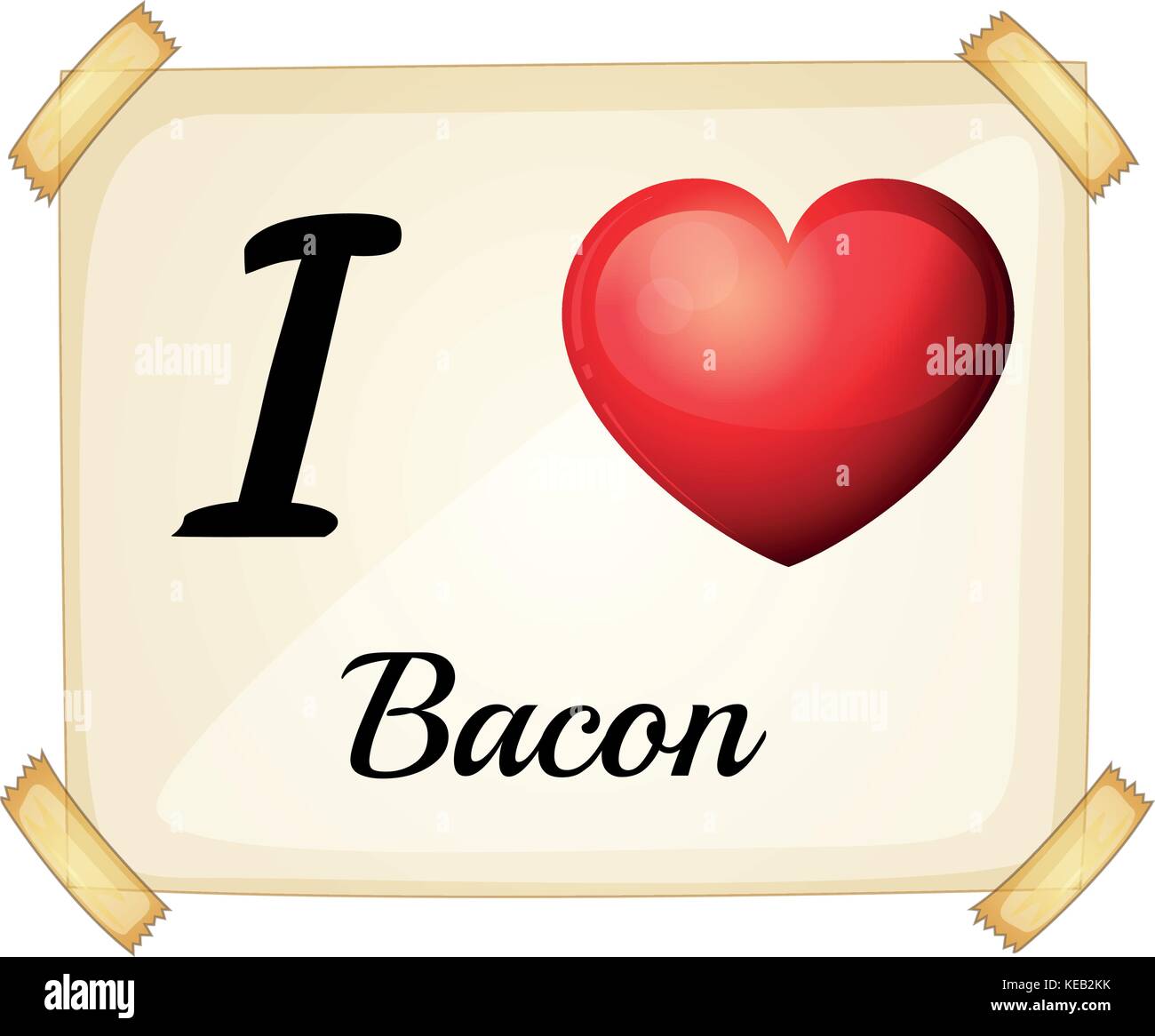Illustration of i love bacon sign Stock Vector Image & Art - Alamy Illustration of i love bacon sign Stock Vector Image & Art - Alamy