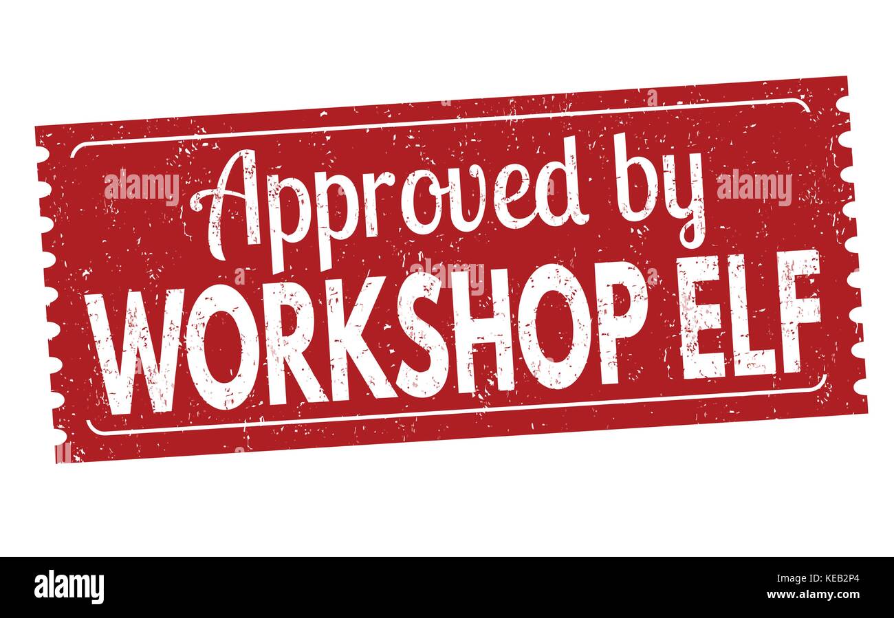 Elf workshop sign Stock Vector Images - Alamy