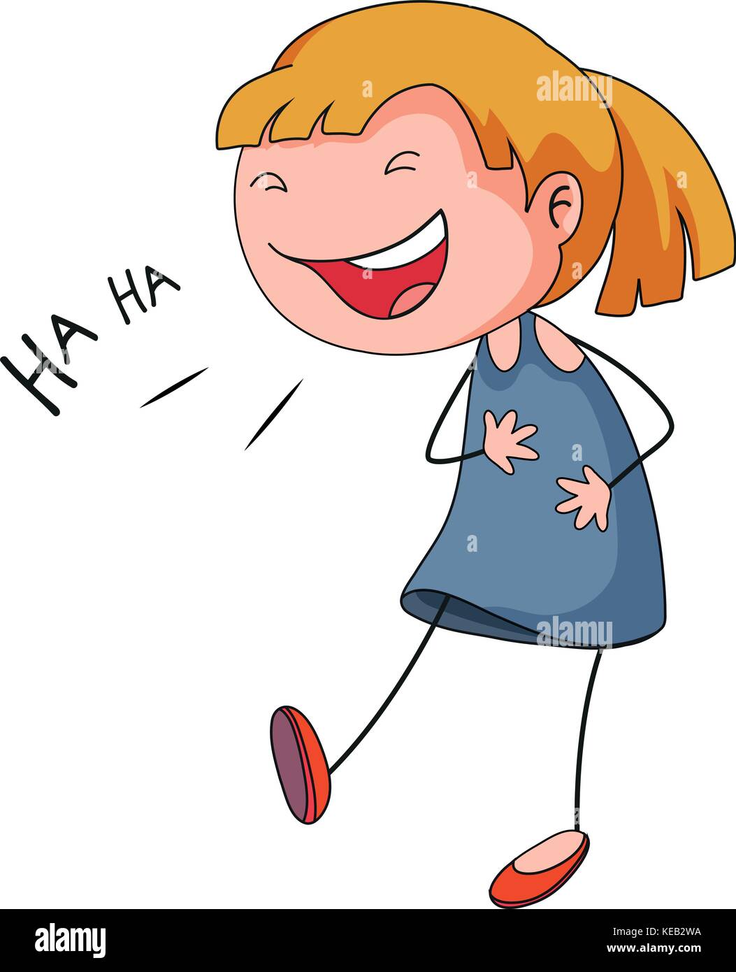 Little girl with happy face laughing Stock Vector Image & Art - Alamy Little girl with happy face laughing Stock Vector Image & Art - Alamy
