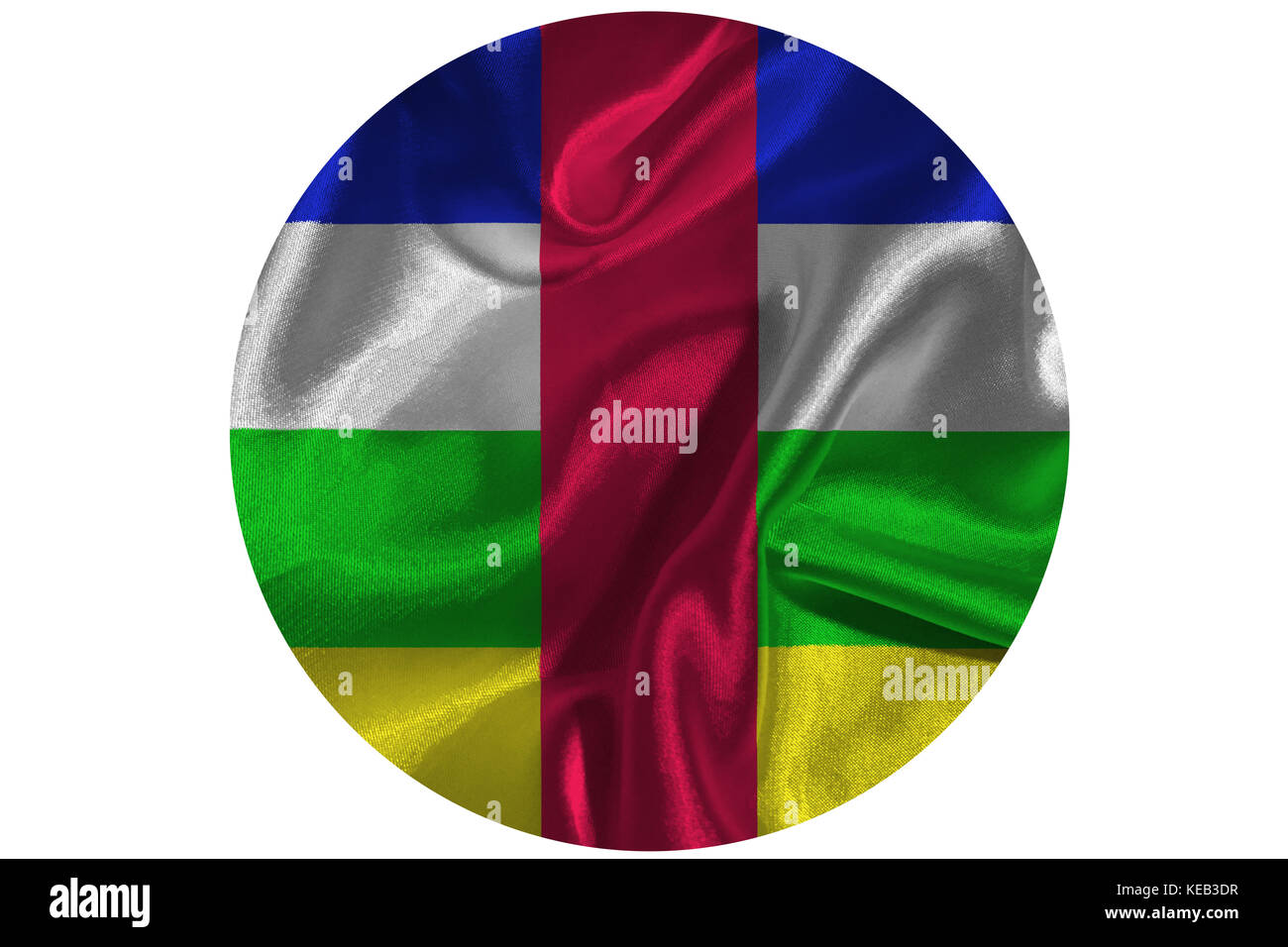 Central African Republic flag 3D illustration symbol Stock Photo - Alamy