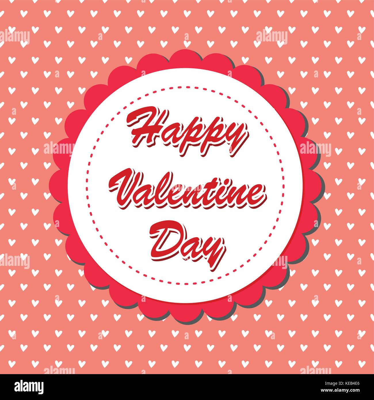 Illustration of a valentine card Stock Vector Image & Art - Alamy