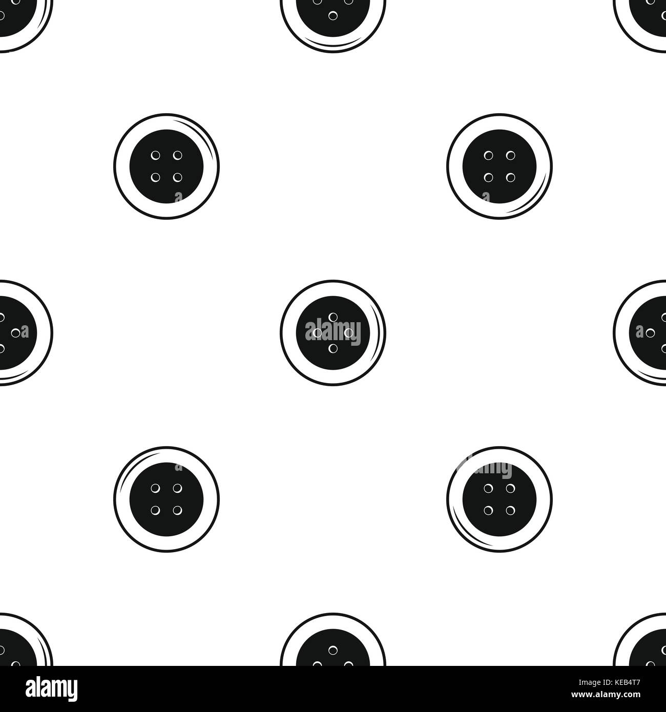 Button for clothing pattern seamless black Stock Vector Image & Art - Alamy