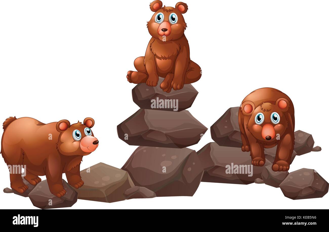 Three bear Stock Vector Images - Alamy