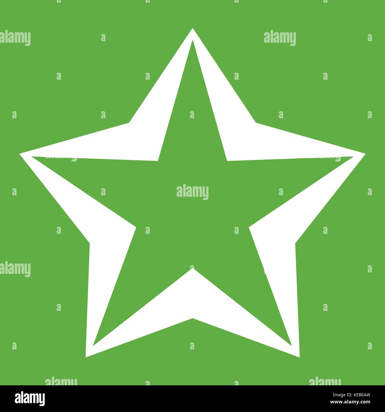 Star icon green Stock Vector Image & Art - Alamy