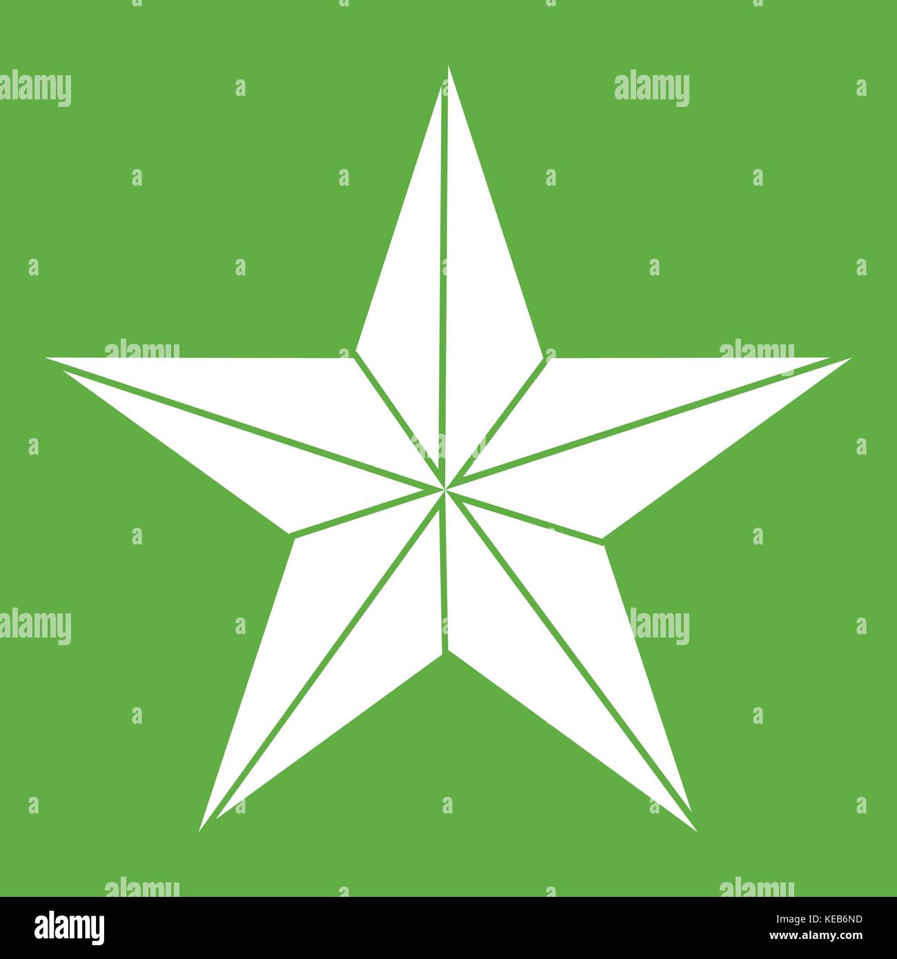 Star icon green Stock Vector Image & Art - Alamy