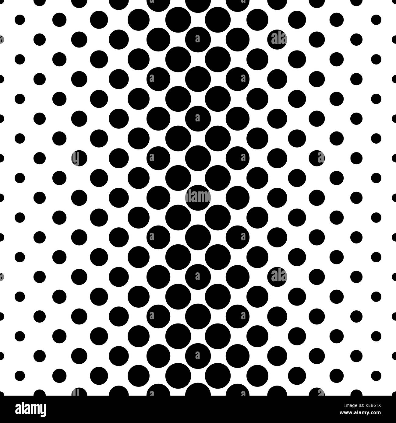 Abstract monochrome dot pattern - geometrical vector background design ...