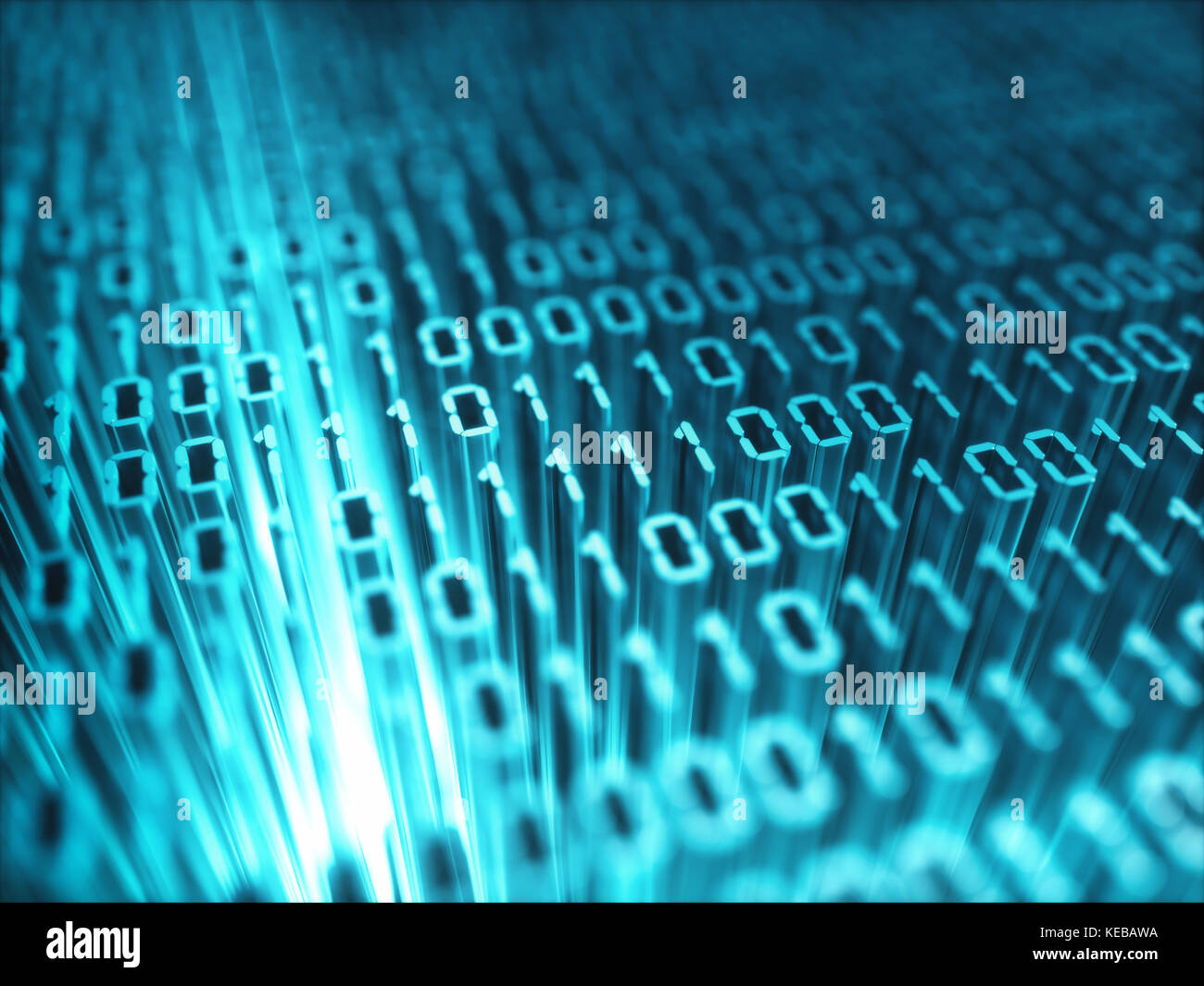 Binary numbers, zeros and ones in the concept of program codes and mobile applications. Stock Photo