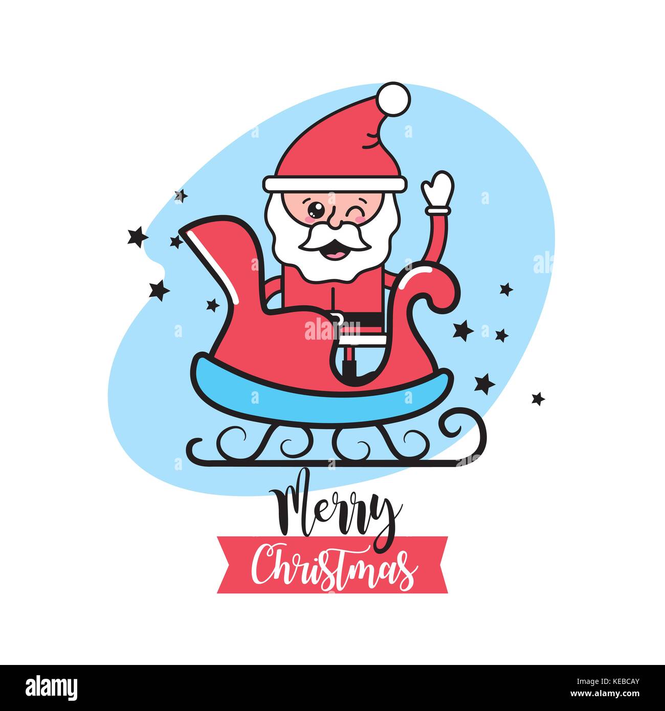 merry christmas event with traditional celebration Stock Vector Image