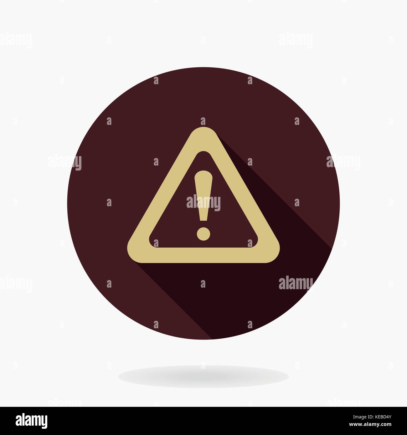 Fine Vector Exclamation Icon Stock Vector Image & Art - Alamy